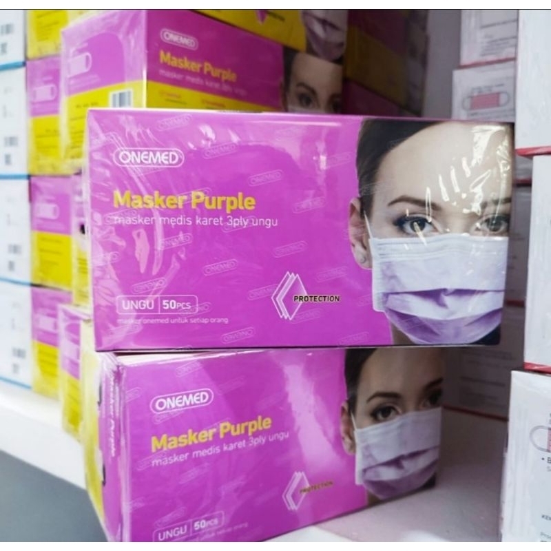 Jual Onemed Masker Medis Masker Karet Earloop Onemed Ply Isi Pcs Per Box Shopee Indonesia