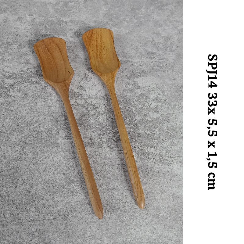 Jual Spatula Kayu Jati Asli SPJ14 Shopee Indonesia