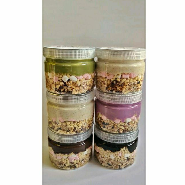 Jual Happy Jar Snack Viral Rice Crispy Siram Coklat Choco Jar Rice