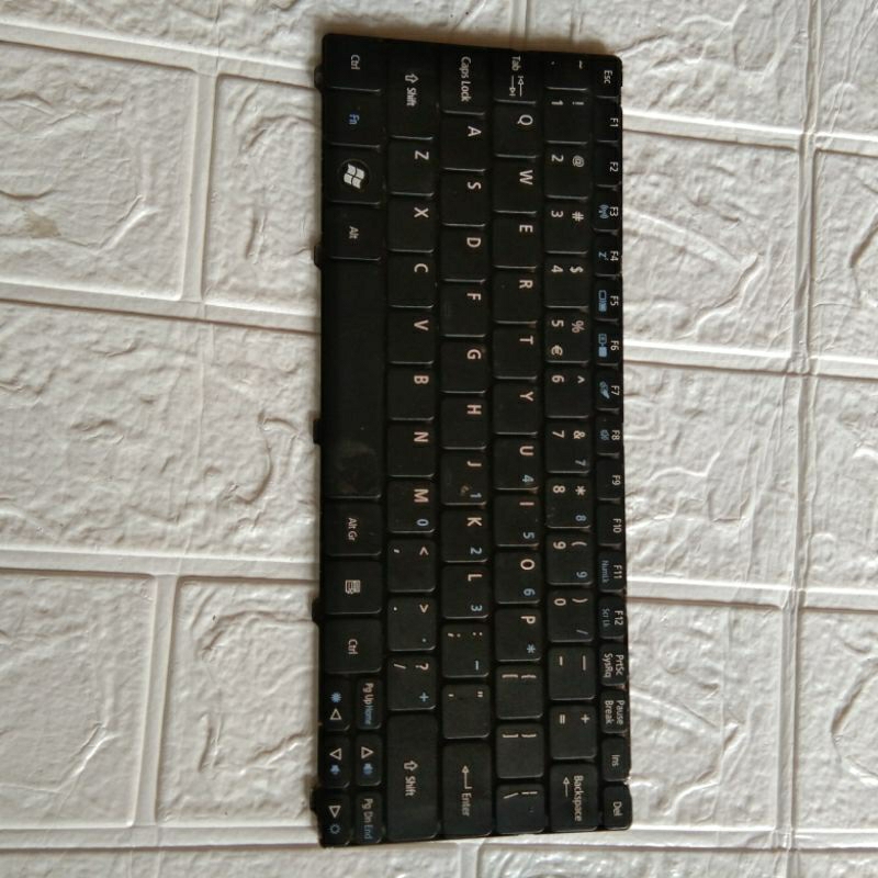 Jual Keyboard kiybod Rusak Original Laptop Acer Aspire One Shopee