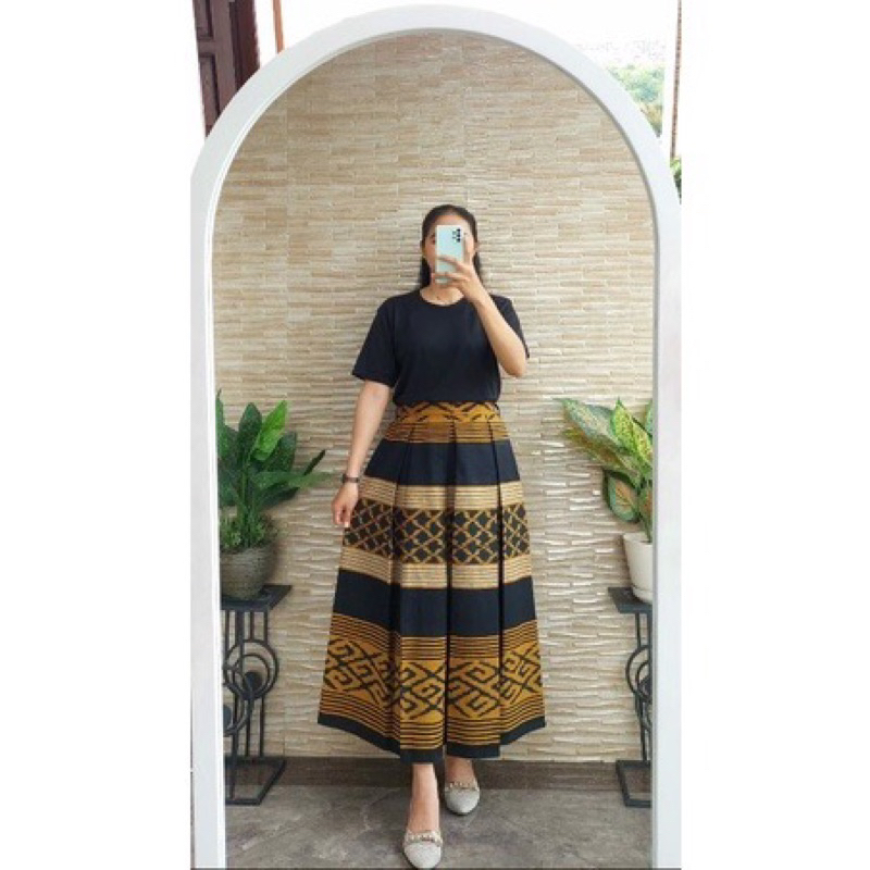 Jual ROK TENUN COKLAT - ROK TENUN IKAT JEPARA - BAWAHAN TENUN - BAWAHAN ...