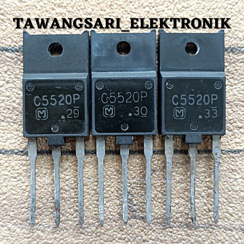 Jual TRANSISTOR C5520P ORIGINAL TR C5520Q REGULATOR C 5520 | Shopee ...