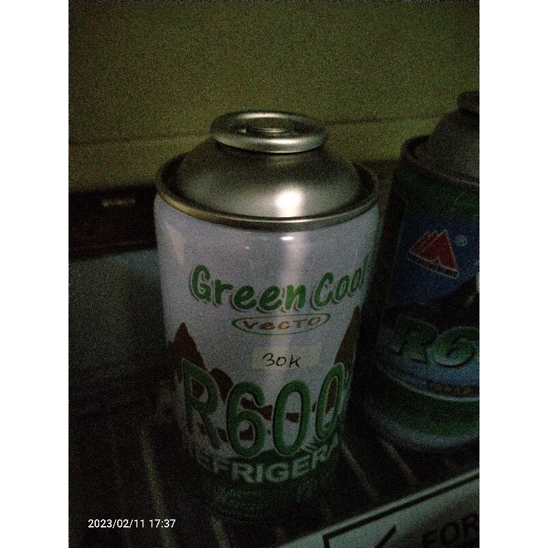 Jual Freon R600 Green cool isi 220 gram | Freon kulkas kaleng | Freon ...