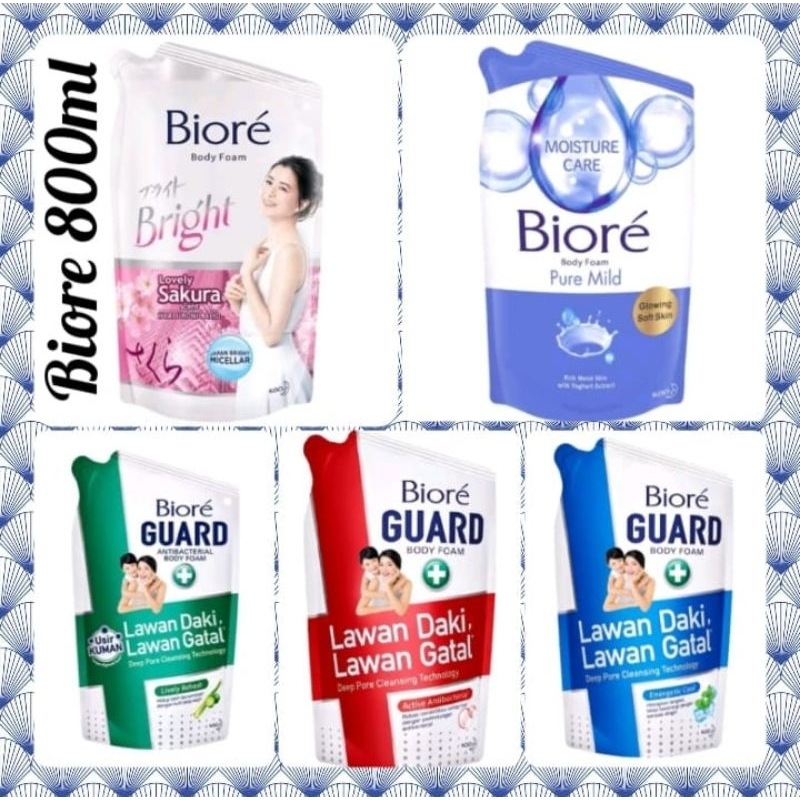 Jual biore 800ml reffil | Shopee Indonesia
