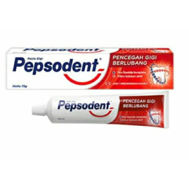 Jual PEPSODENT Pasta Gigi 75gr Pencegah Gigi Berlubang / Odol Pepsodent