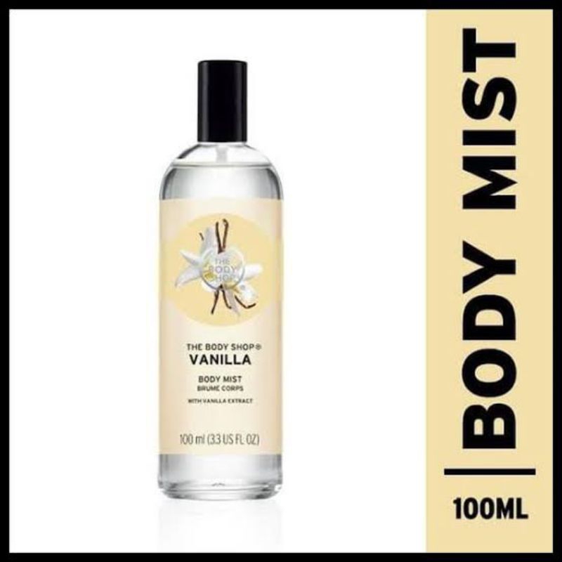 Jual The Body Shop Body Mist VANILLA / VANILA Shopee Indonesia