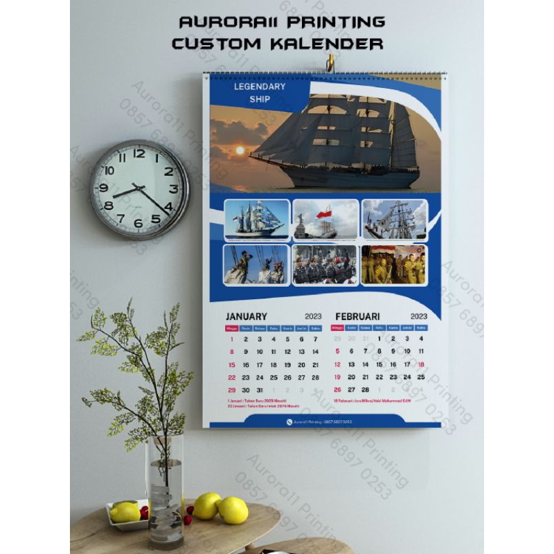 Jual Kalender Dinding Custom Shopee Indonesia