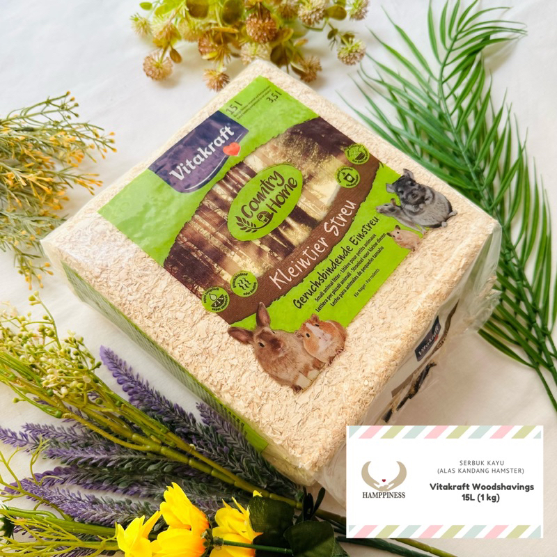 Jual Serbuk Kayu Vitakraft 15L / Serbuk Kayu Hamster / Serbuk Kayu / Small Animal Litter