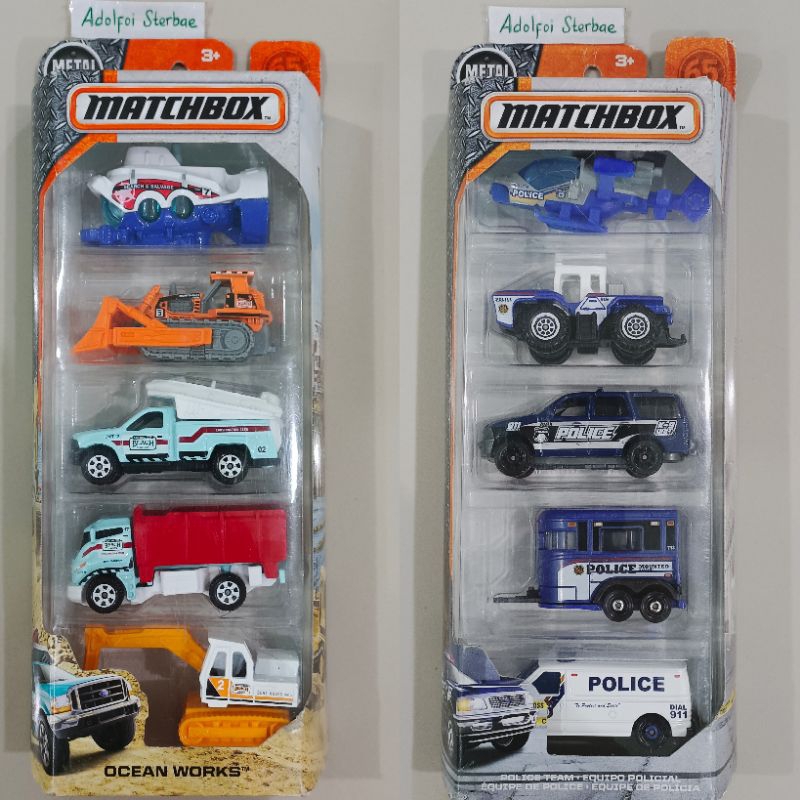 Jual matchbox isi 5 ocean works deep diver search salvage ground ...