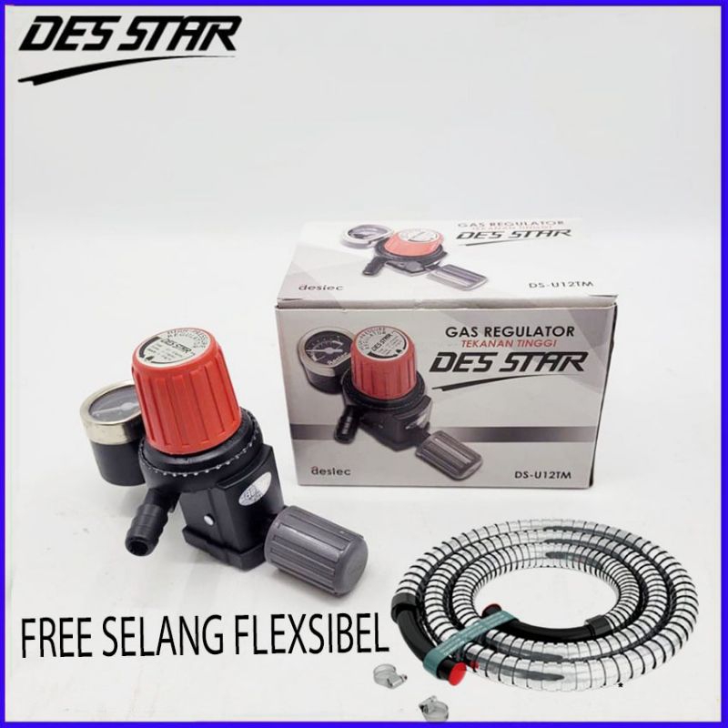 Jual Regulator Gas Destar Des Star Ds U Tm Tekanan Tinggi Meter Non