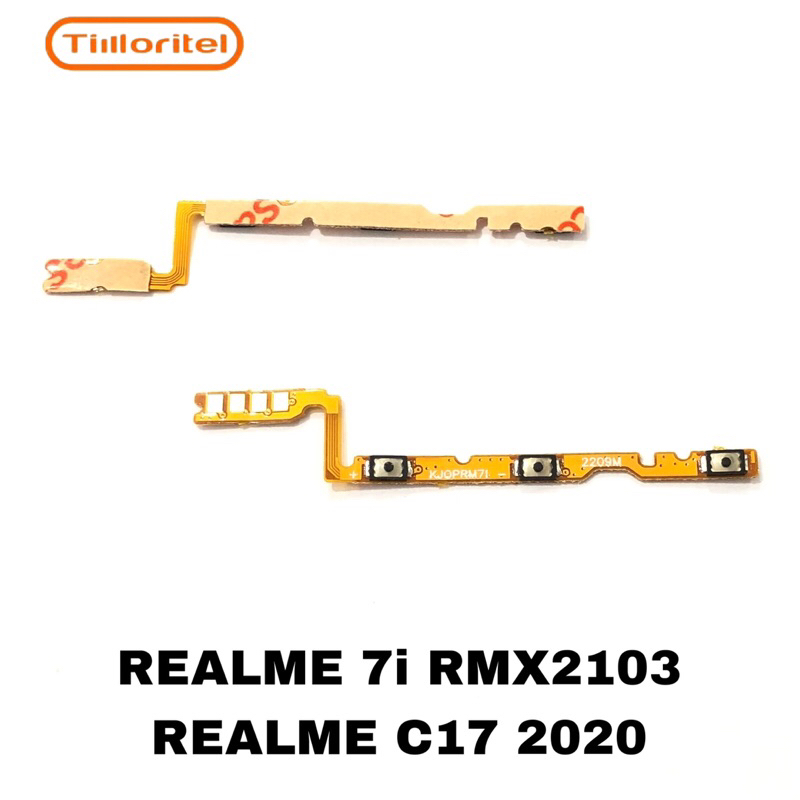 Nappe Flexible Boutons Power/volume Pour Realme 7i - Câble Noir, Générique, Neuf Sous Emballage