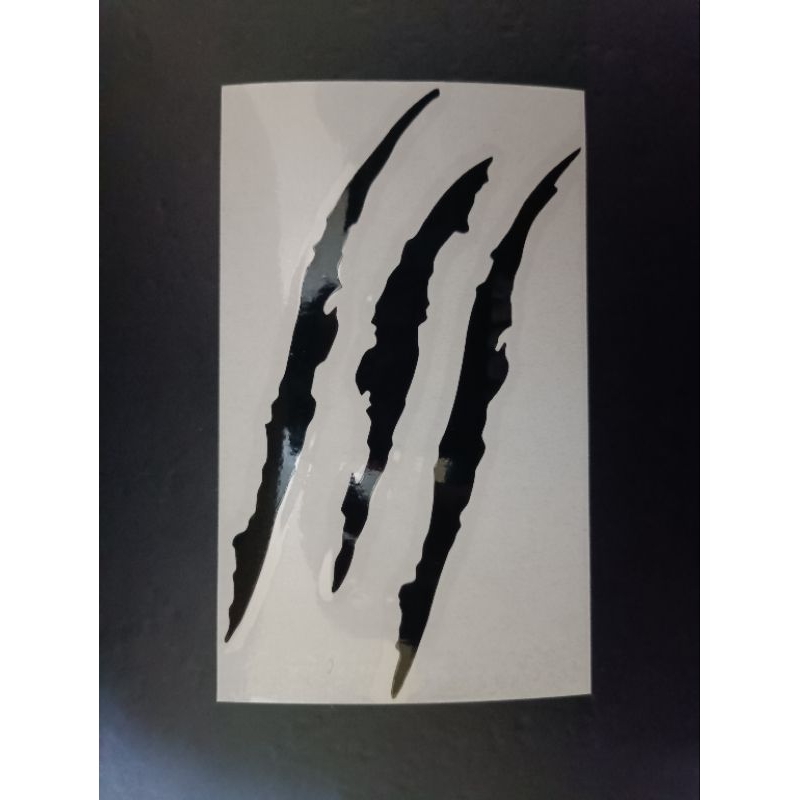 Jual STIKER CAKAR MONSTER KIRI MOTOR MOBIL CUTTING STICKER | Shopee ...