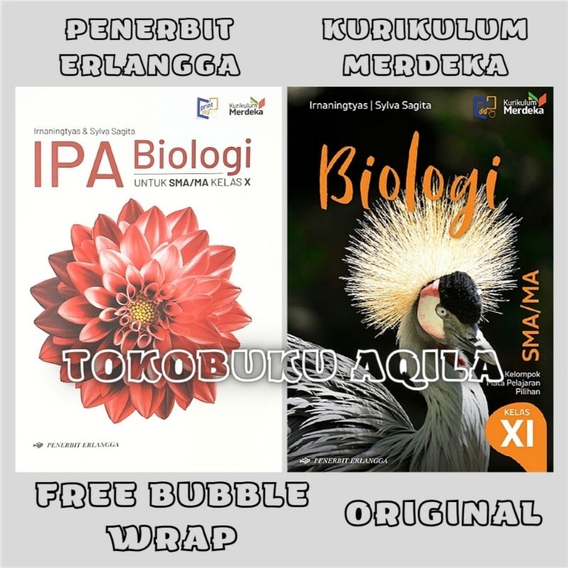 Jual Buku Ipa Biologi Kelas 1 2 / 10 11 SMA Erlangga Kurikulum Merdeka ...