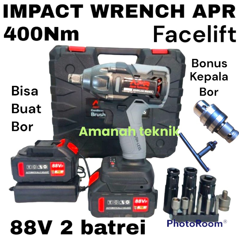 Jual Mesin Pembuka Baut Roda Impact Wrench Apr Japan Technology Nm