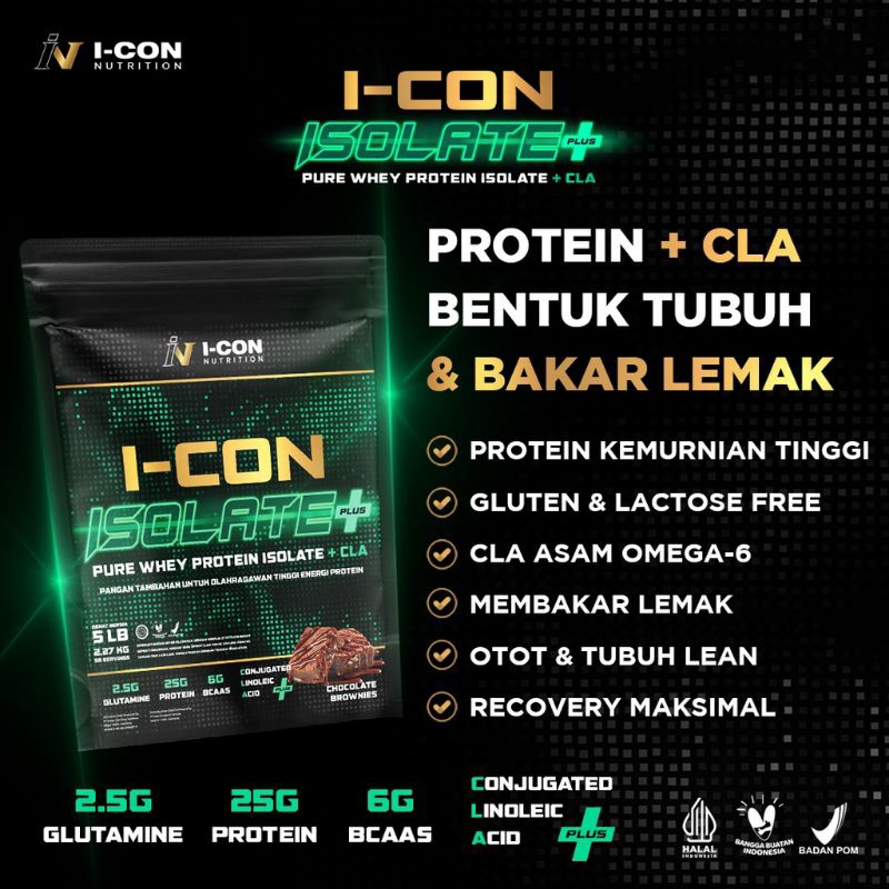 Jual Isolate Whey Protein Icon Isolate + 5LB | Shopee Indonesia