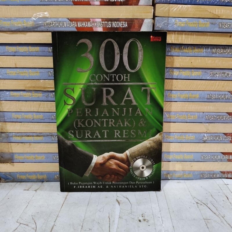 Jual BUKU ORIGINAL - 300 CONTOH SURAT PERJANJIAN KONTRAK & SURAT RESMI ...