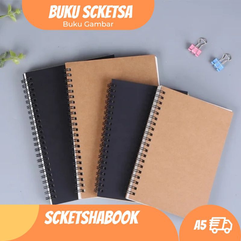 Jual Buku Sketsa Sketch Book A5 Polos Buku Karya Seni Cover Keren