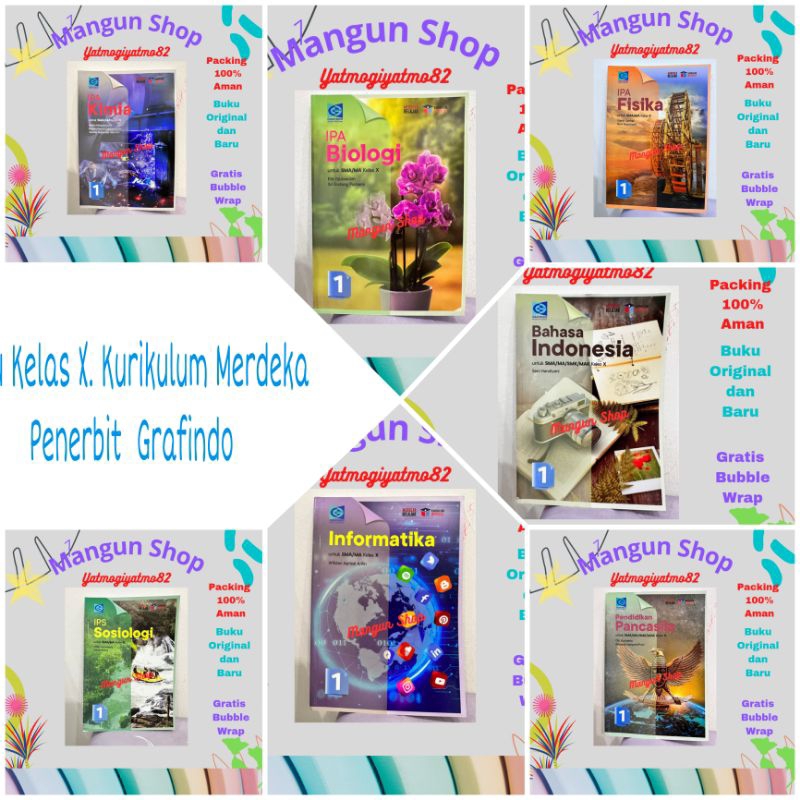 Jual Buku Paket SMA Kelas X.10 Kurikulum Merdeka Grafindo | Shopee ...