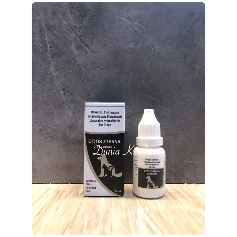 Jual Otitis Xterna Ear Drops Tetes Telinga Anjing Kucing Infeksi ...