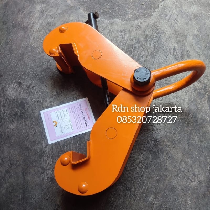 Jual Beam Clamp Kapasitas Ton Open Jaw Mm Nagasaki Type Jts Series Shopee Indonesia