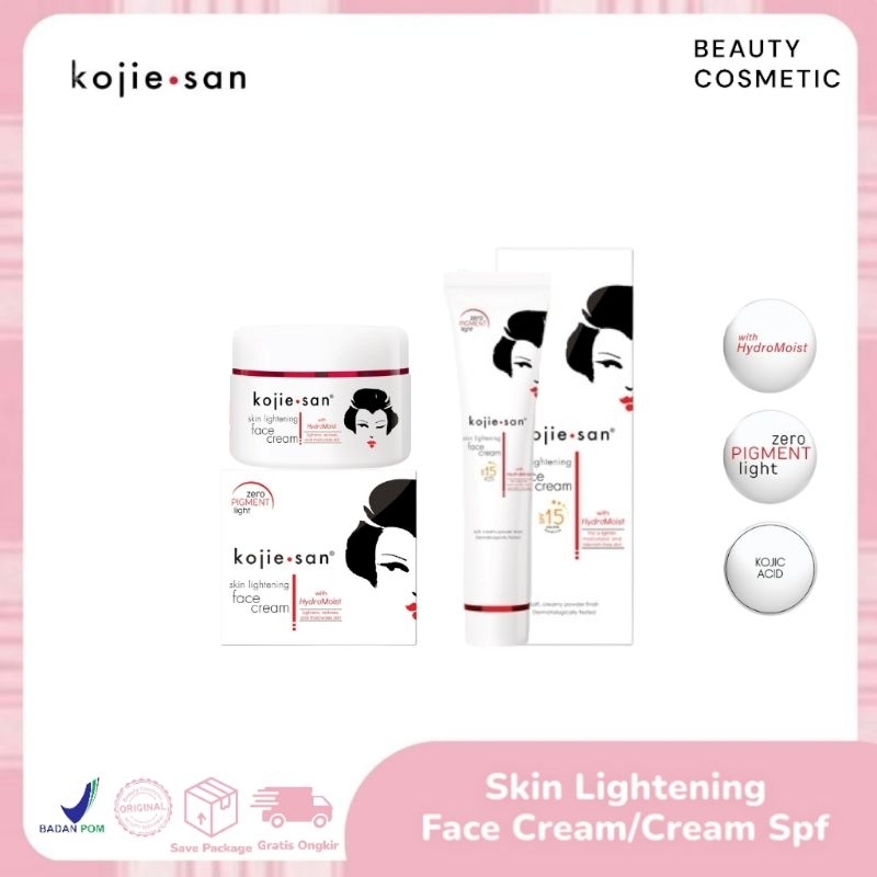 Jual Kojie San Face Lightening Cream 30 / 22 Gr Super Serum Tinted Sunscreen Sun