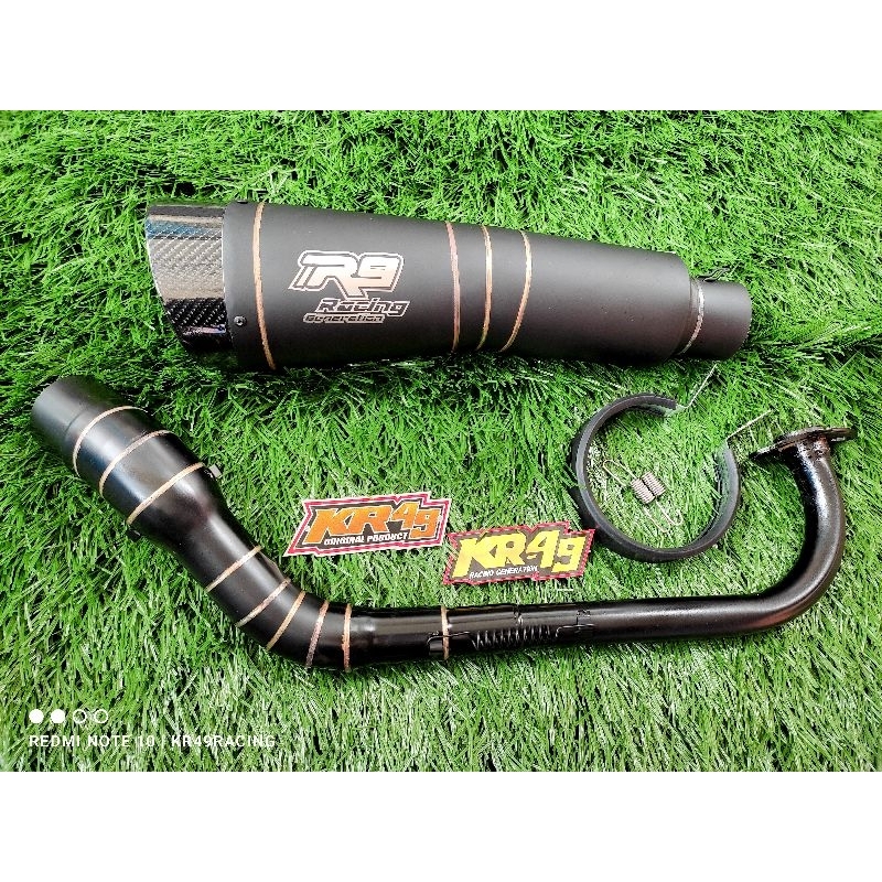 Jual KNALPOT RACING R9 H2 FULL DOFF PNP NMAX AEROX PCX VARIO BEAT MIO ...