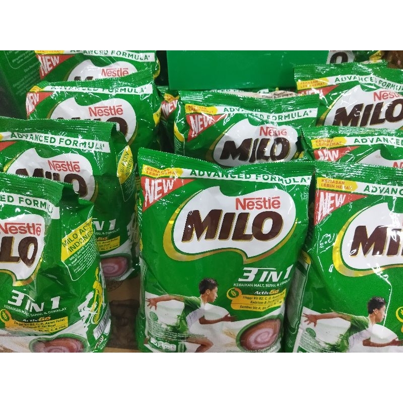 Jual NESTLE MILO 3 IN 1 1 KG NESTLE MILO ACTIVE GO 1 KG MILO NESTLE COKELAT BUBUK MILO