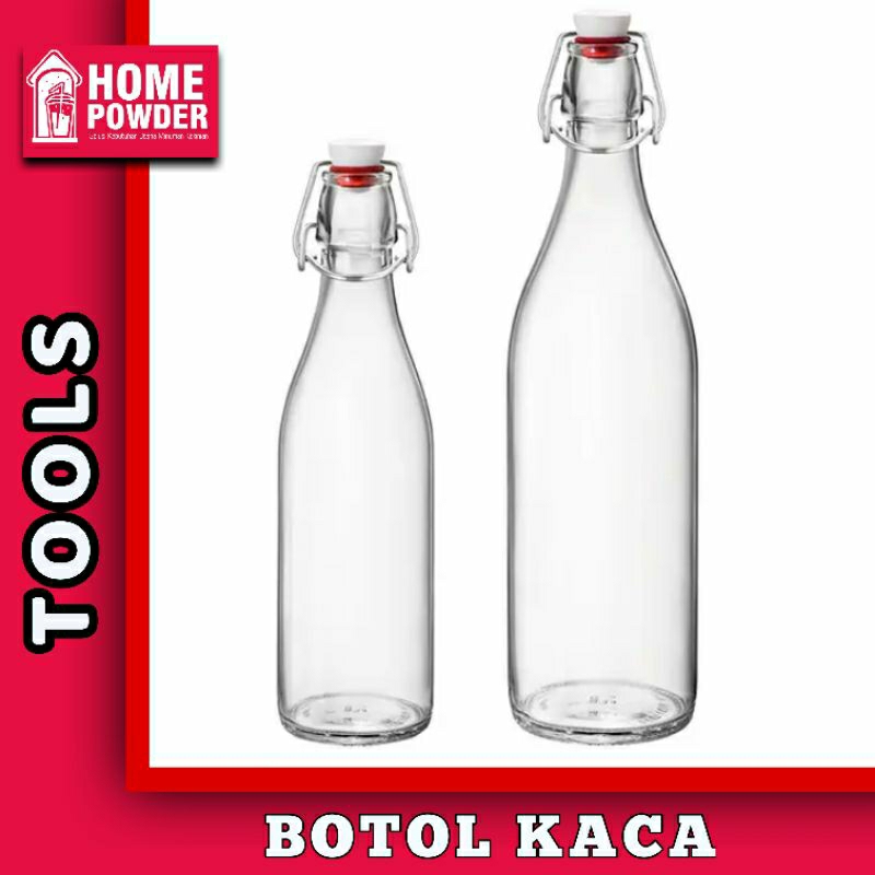 Jual Promo Botol Kaca Tutup Swing 500 dan 1000 ml | Shopee Indonesia