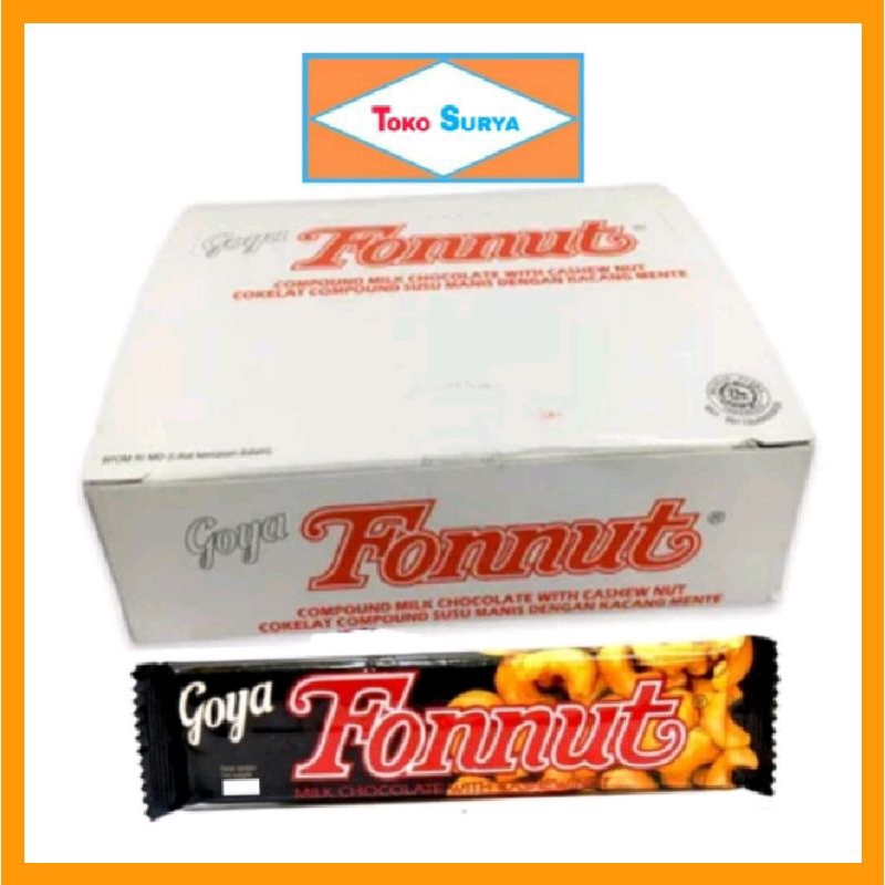 Jual Fonnut Goya Coklat 24pcs X 10gr Shopee Indonesia 6537