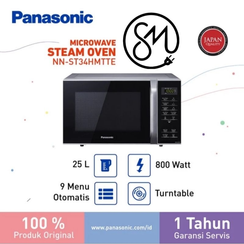 Jual Panasonic Microwave LOW WATT 25 Liter 450Watt NNST32HMTTE