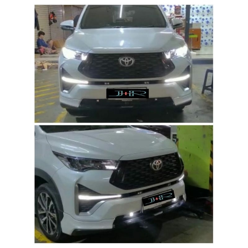 Jual cover drl Innova zenix cover lampu drl Innova zenix | Shopee Indonesia