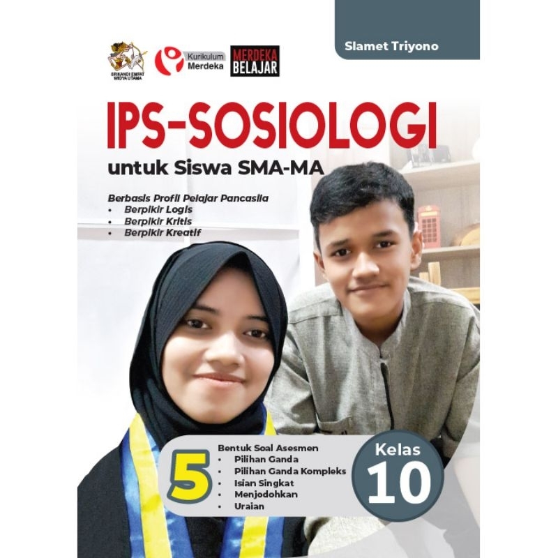 Jual BUKU IPS-SOSIOLOGI UNTUK SISWA SMA-MA KELAS 10 KURIKULUM MERDEKA ...