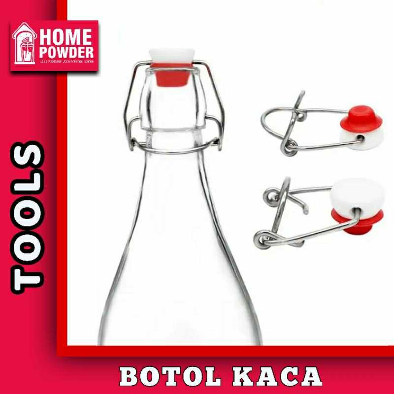 Jual Promo Botol Kaca Tutup Swing 500 dan 1000 ml | Shopee Indonesia