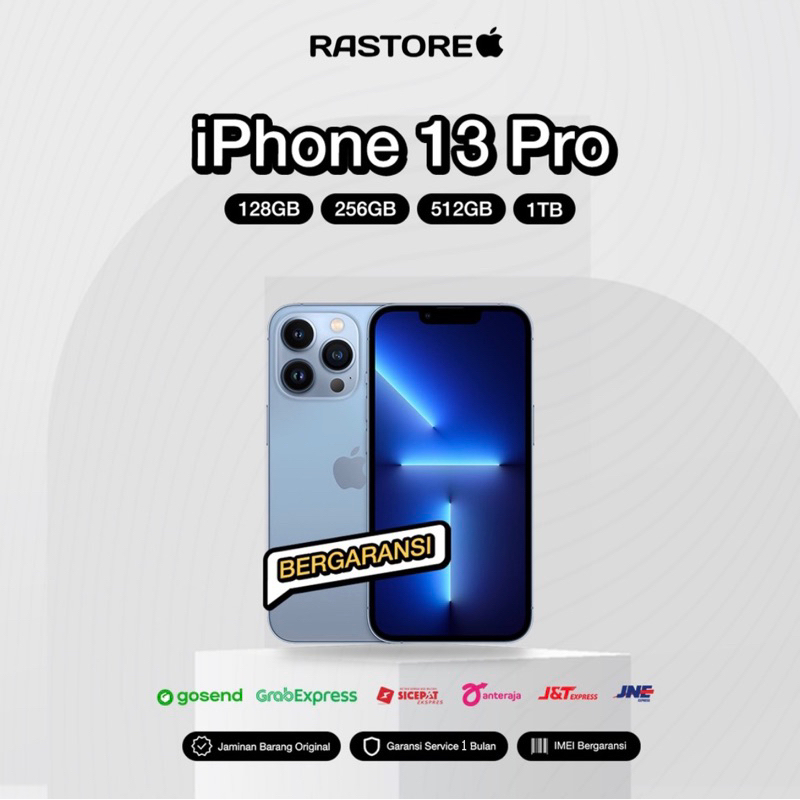 Jual Apple iPhone 13 Pro 128GB - 256GB Sierra Blue | Shopee Indonesia