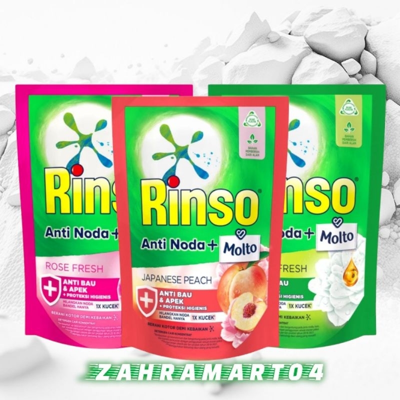 Jual RINSO Deterjen Cair All Varian 750ml | Shopee Indonesia