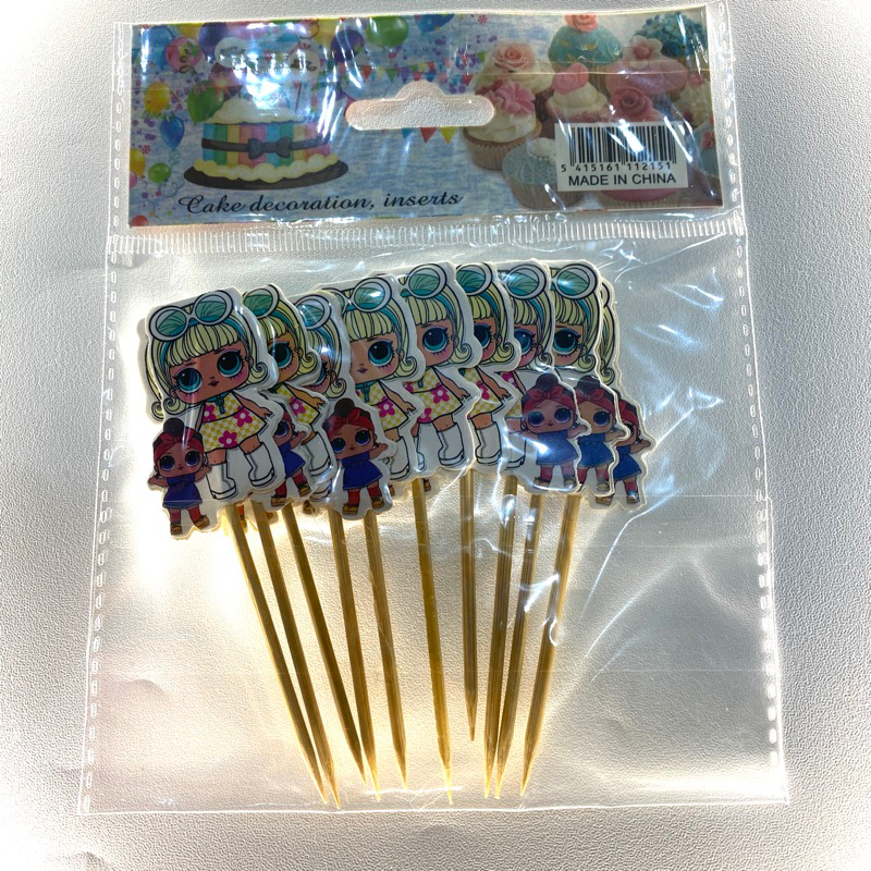 Jual Topper Cupcake isi 10 pcs / Paper Topper / Topper Hiasan kue Ulang ...