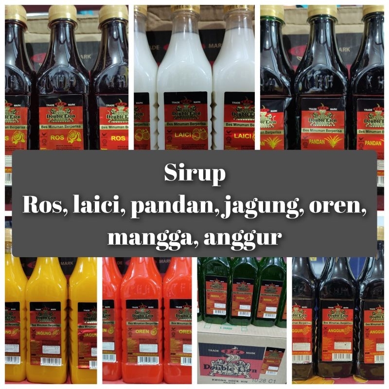 Jual syrup double lion / syrup malaysia Shopee Indonesia