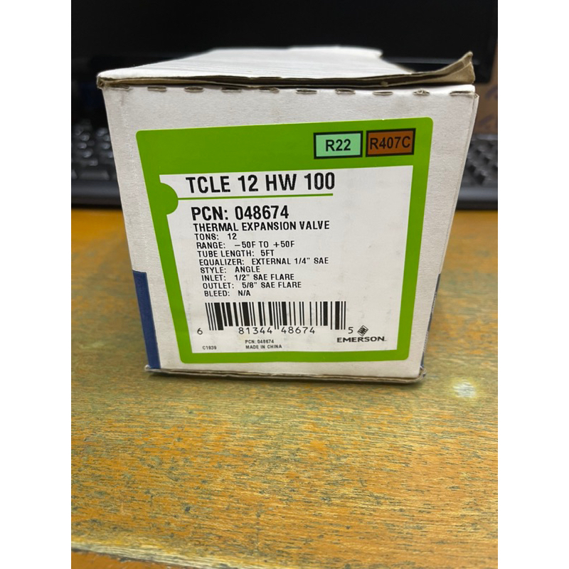 Jual Thermal expansion Valve Expansi AC Emerson TCLE 12 HW 100 Shopee