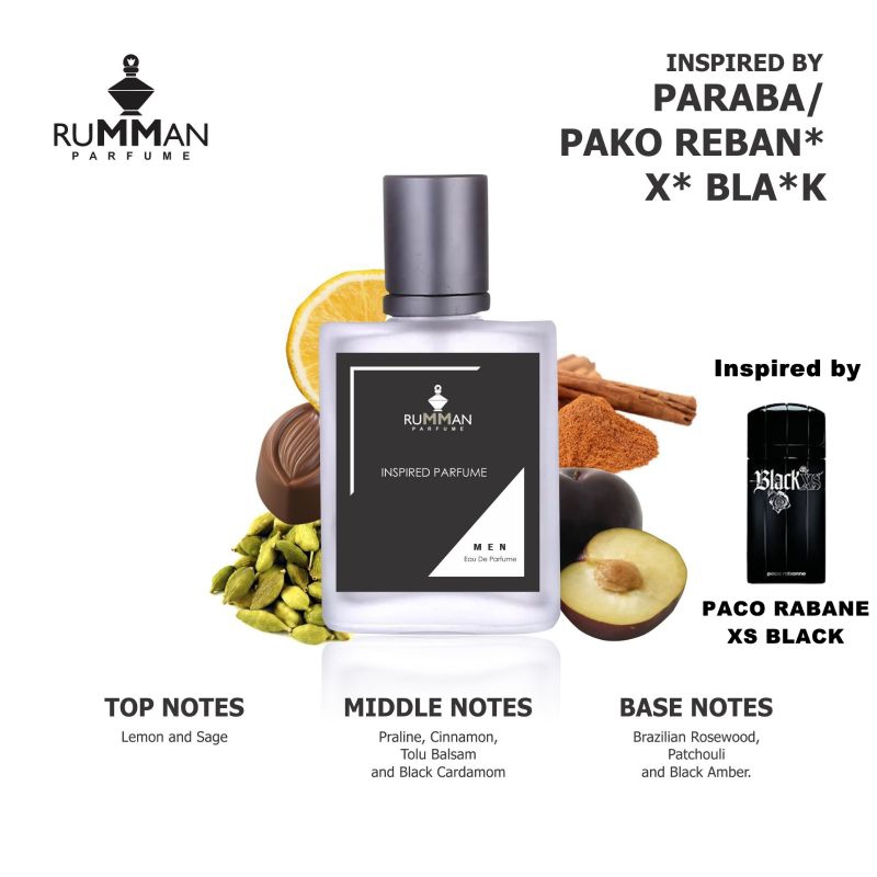 Jual Inspired Parfum Paco Raban X5 Black Parfume Farfum Minyak Wangi ...