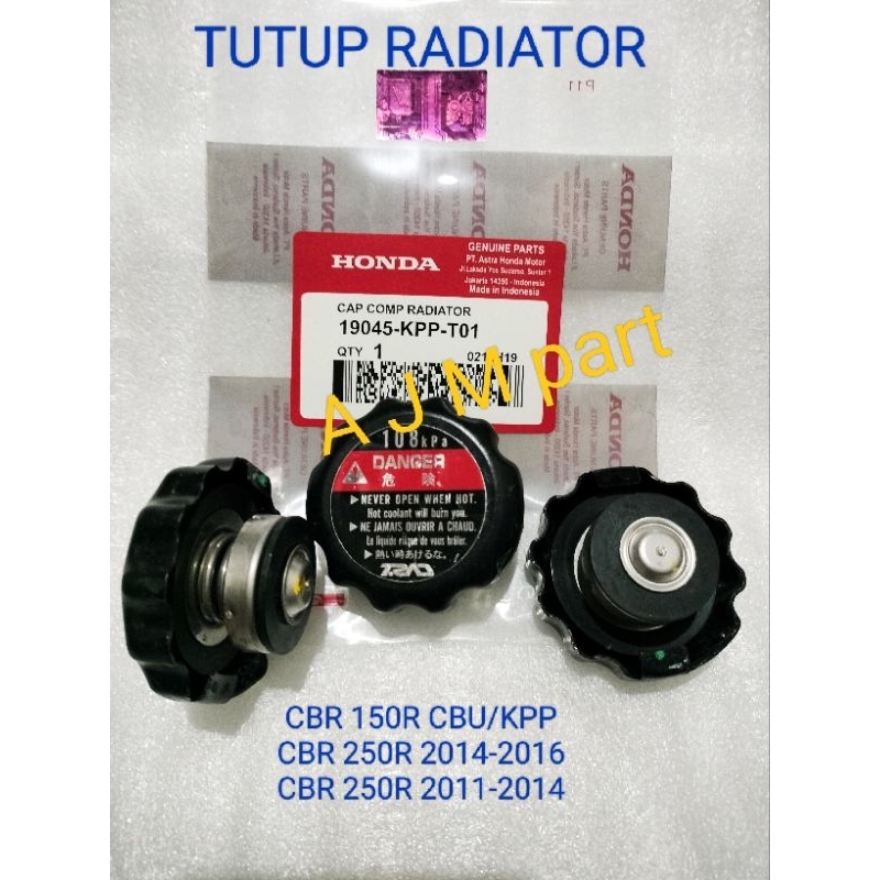 Jual CAP COMP RADIATOR TUTUP AIR RADIATOR HONDA CBR150R CBU CBR250R ...