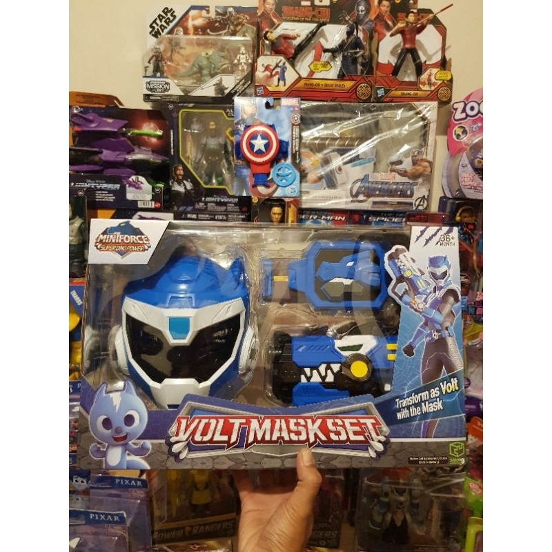 Jual Miniforce Super Dino Power Volt Mask Set | Shopee Indonesia