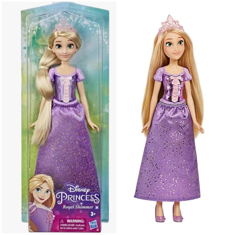 Jual Boneka Barbie Doll Hasbro Disney Princess Royal Shimmer Rapunzel ...