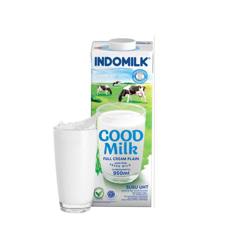 Jual Susu Uht Indomilk Gojek Grab Full Cream Plain 950ml Shopee Indonesia 6852