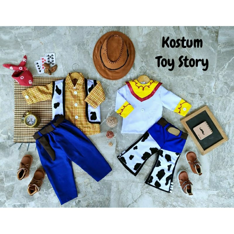 Jual KOSTUM TOY STORY (TANPA TOPI)/KOSTUM ANAK/KOSTUM KARAKTER/KOSTUM ...