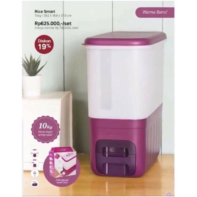 Jual Tupperware Smart rice 10kg | Shopee Indonesia