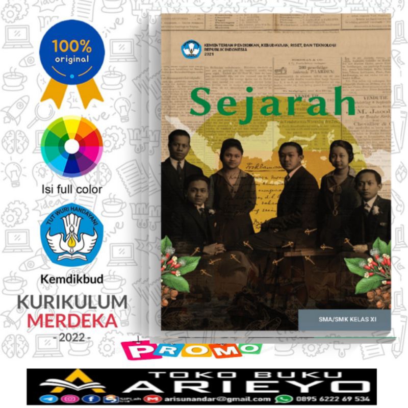 Jual New+Buku K-Merdeka SEJARAH - SMA/SMK Kelas : 11|Buku Siswa Sekolah ...