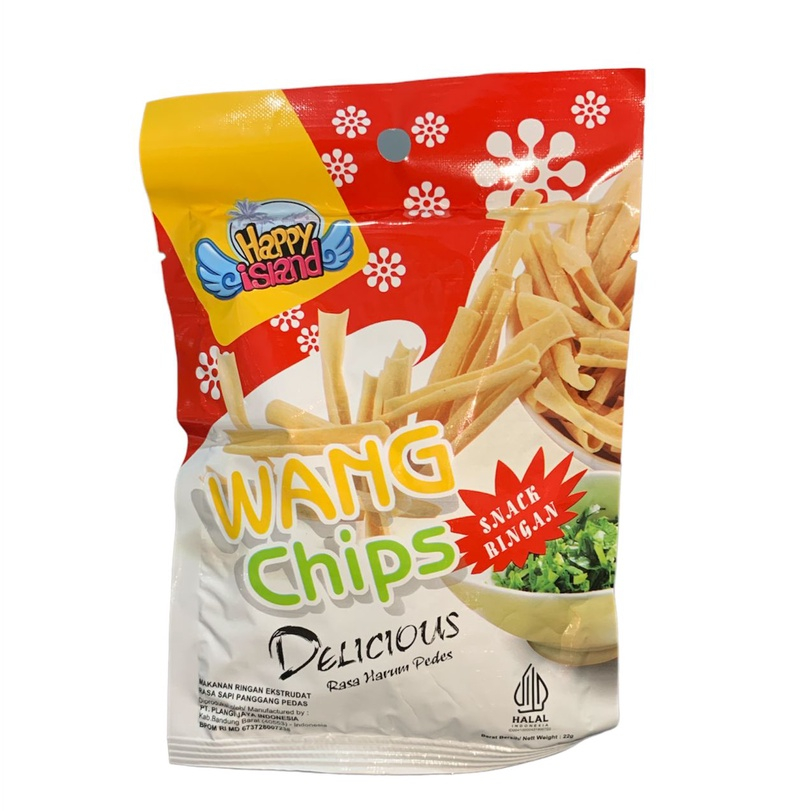 Jual (HOKKY) Wang Chips Ha Ha Mie Daya Crispy Siput 22gr Snack HALAL ...
