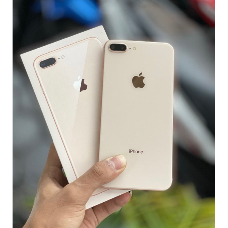 Jual IPHONE 8 PLUS 256 GB GOLD/GRAY ( IMEI BEACUKAI ) GARANSI IMEI