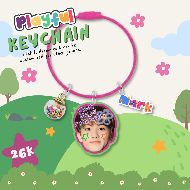 Jual Readystock Playful Keychain Nct Nct Dream Bts Seventeen Blackpink Custom Shopee