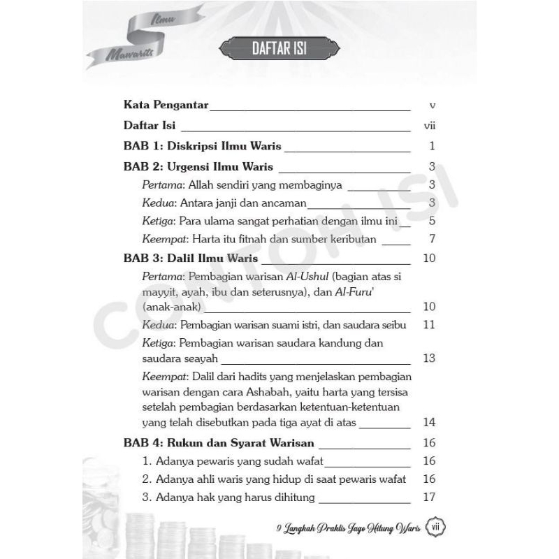 Jual Buku 9 LANGKAH PRAKTIS JAGO HITUNG WARIS Karya Ustad Nizar Saad ...
